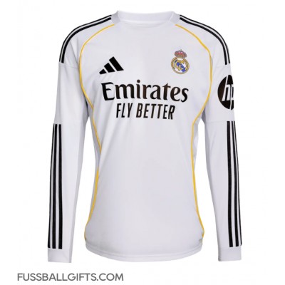 Real Madrid Fußballbekleidung Heimtrikot 2025-26 Langarm Real Madrid Fußballbekleidung Heimtrikot 2025-26 Langarm